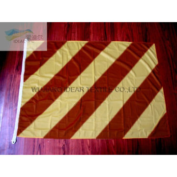 100% Polyester Outdoor Diagonal Stripe Flags